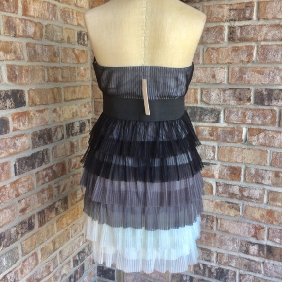 As U Wish Layered Cocktail Strapless Dress M - Picture 3 of 5